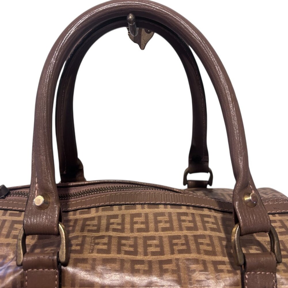 Fendi Crystal Canvas FF Zucca Boston / Duffle Bag - Picture 6 of 10